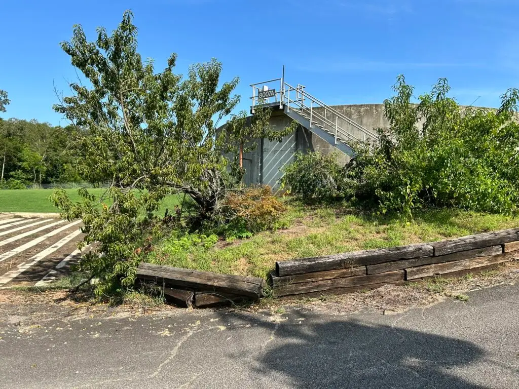 Wastewater Treatment Plant Entrance Before